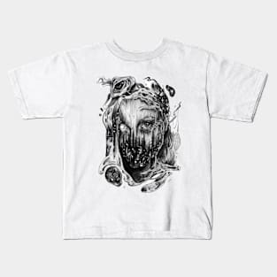 Face in the Forest Kids T-Shirt